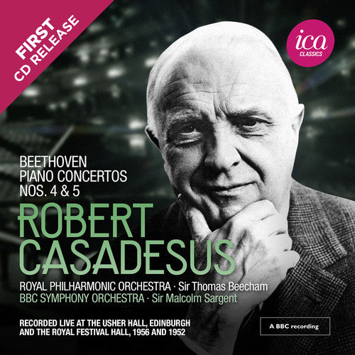the album cover for Beethoven / Casadesus - Beethoven Piano Concertos 4 & 5
