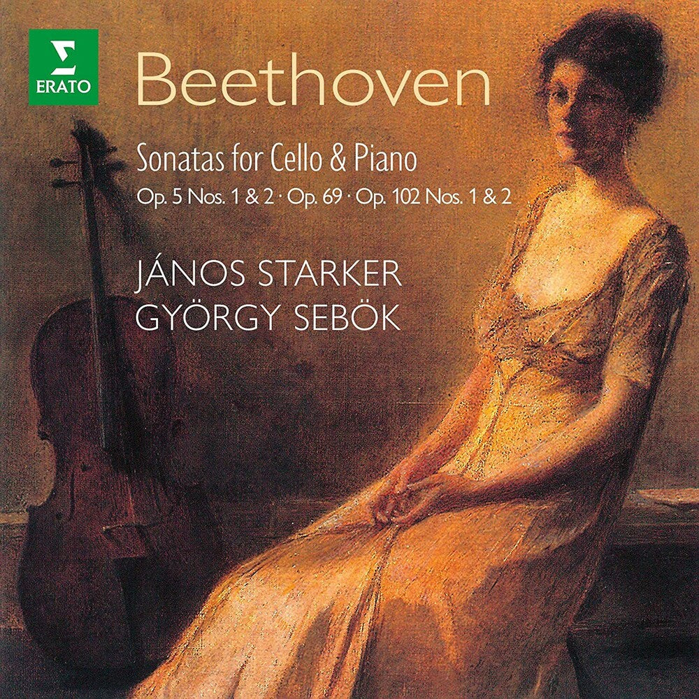 the album cover for Janos Starker / Sebok,Gyorgy - Beethoven: The Cello Sonatas