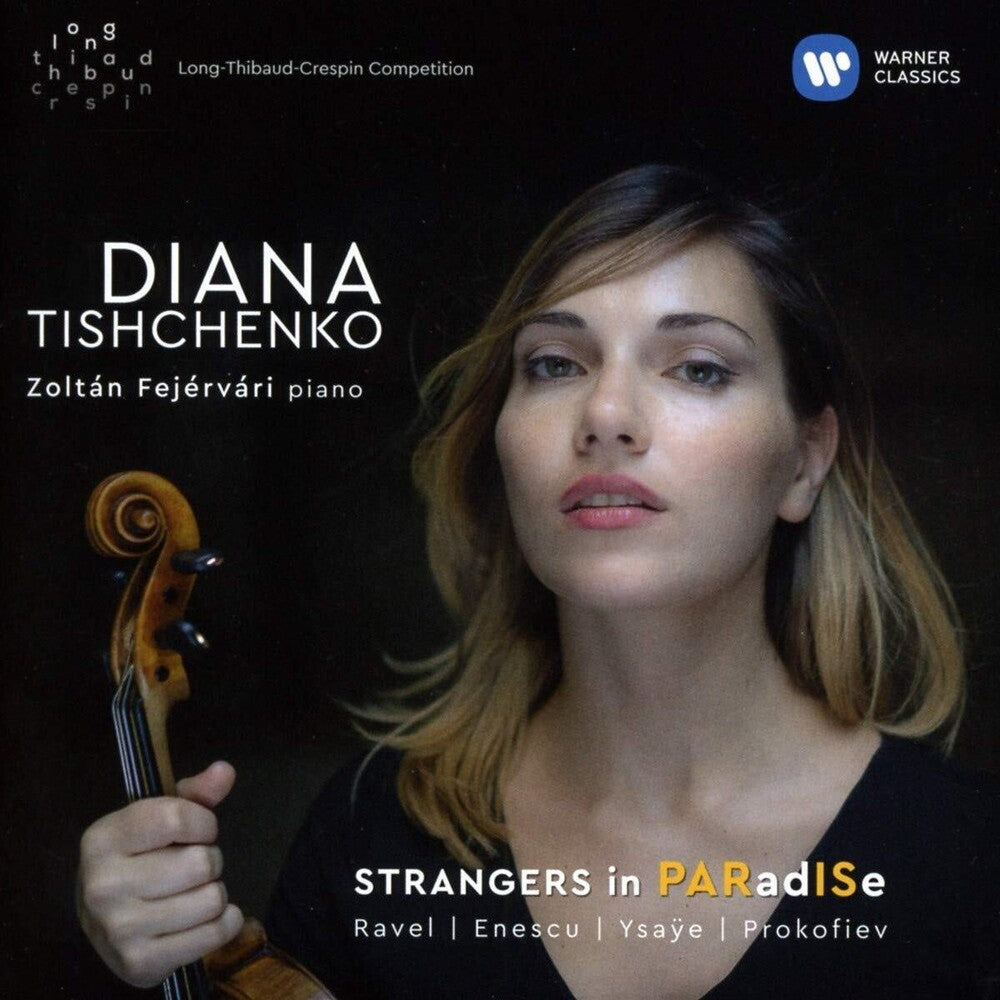 the album cover for Diana Tishchenko - Strangers in Paradise