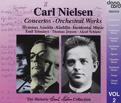 the album cover for Telmanyi / Jensen / Schiotz - Music of Carl Nielsen