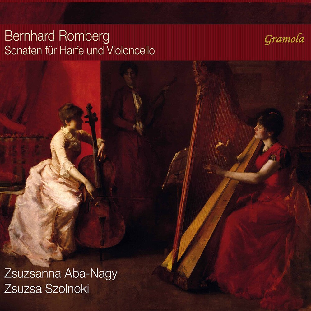 the album cover for Romberg / Aba-Nagy / Szolnoki - Sonaten Harfe Und Violoncello