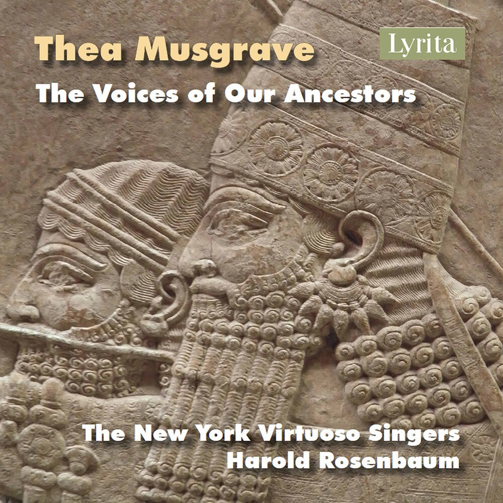the album cover for Musgrave / New York Virtuoso Singers / Rosenbaum - Voices of Our Ancestors