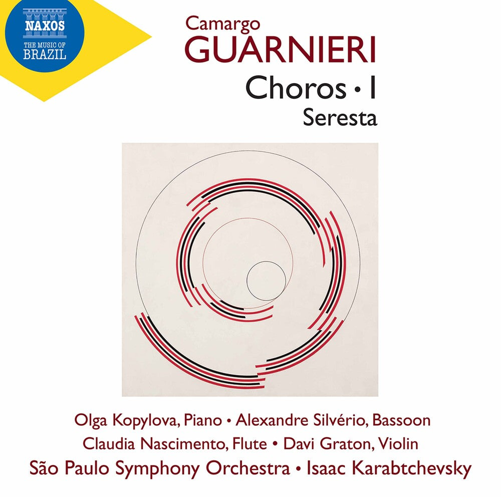 the album cover for Guarnieri / Kopylova / Karabtchevsky - Guarnieri: Chôros, Vol. 1 - Seresta