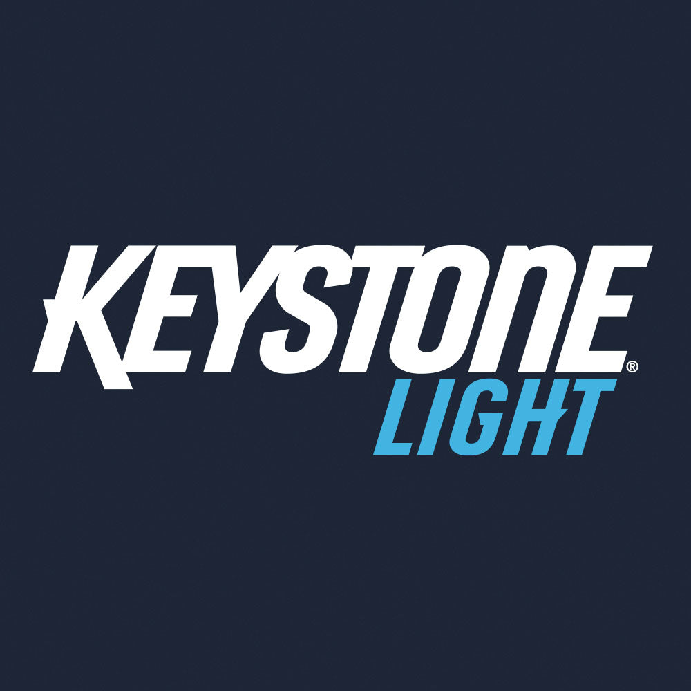 Keystone Light Beer Mens T Shirt Officially Licensed Navy Blue