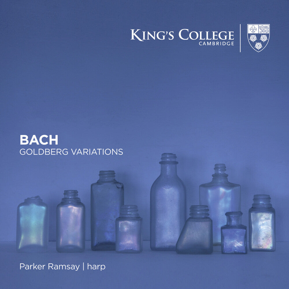 the album cover for Parker Ramsay - Bach: Goldberg Variations (Arranged for Harp)