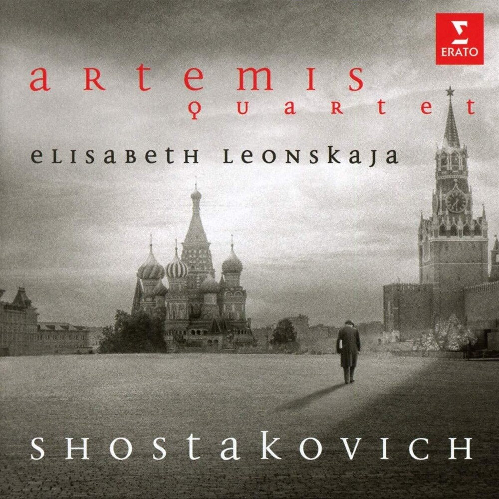 the album cover for Elisabeth Leonskaja / Artemis Quartet - Shostakovich: String Quartet No. 5 In B Flat Major