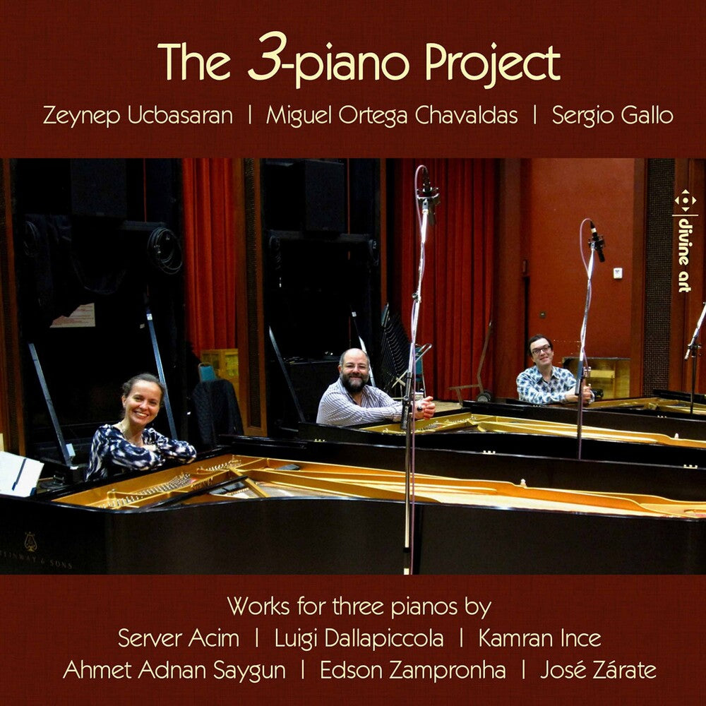 the album cover for 3 Piano Project / Various - 3 Piano Project