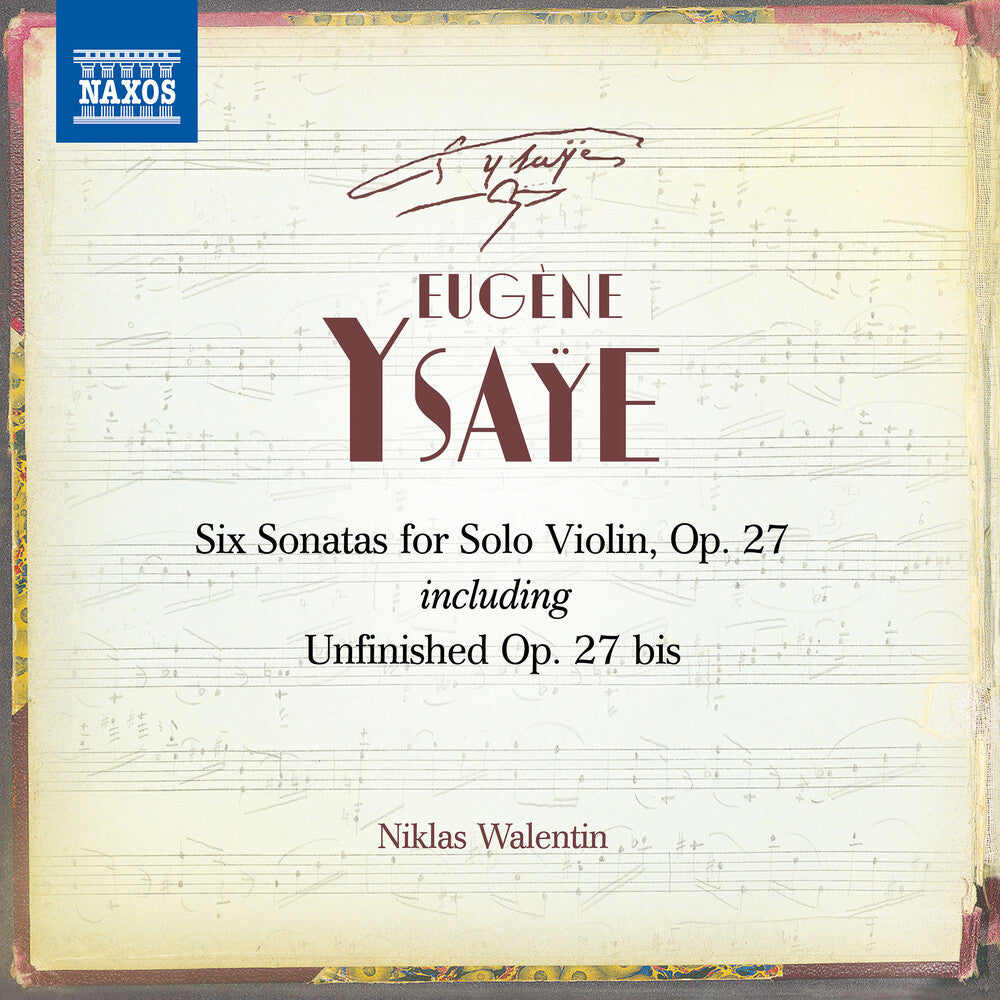 the album cover for Ysaye - Six Sonatas for Solo Violin