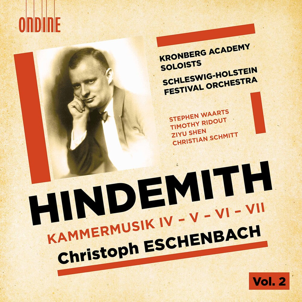 the album cover for Hindemith / Eschenbach - Kammermusik 2