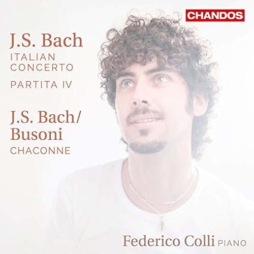 the album cover for J Bach S / Colli - Italian Concerto / Partita Iv / Chaconne
