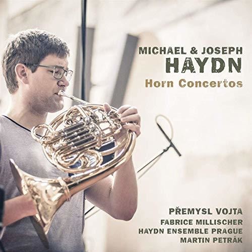 the album cover for Haydn - Horn Concertos