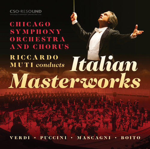 the album cover for Riccardo Zanellato - Riccardo Muti Conducts Italian Masterworks