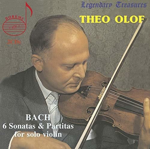 the album cover for J Bach S / Olof - Bach 6 Sonatas & Partitas