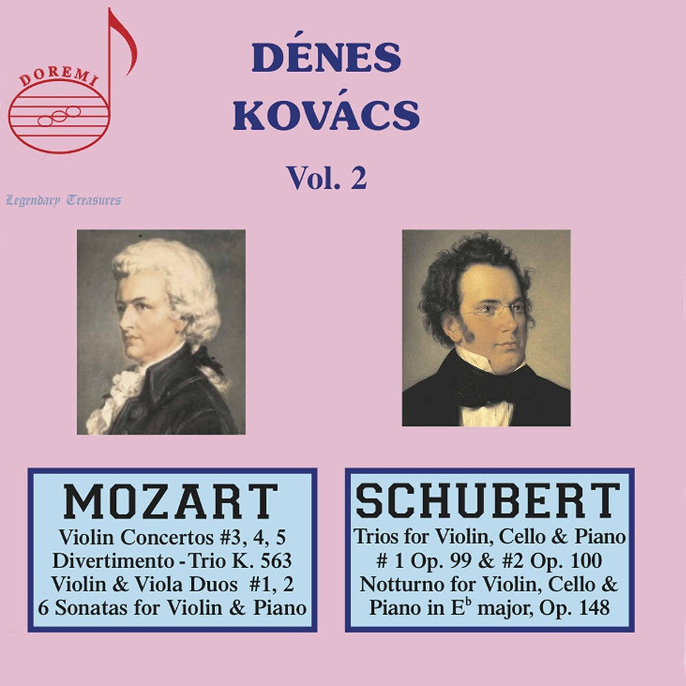 the album cover for Mozart / Kovacs / Budapest Philharmonic Sym - Denes Kovacs 2