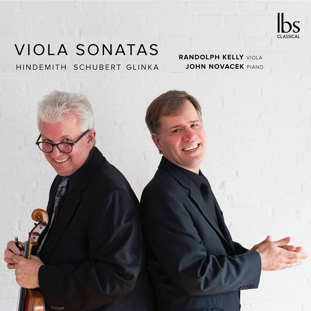 the album cover for Glinka / Kelly / Novacek - Viola Sonatas