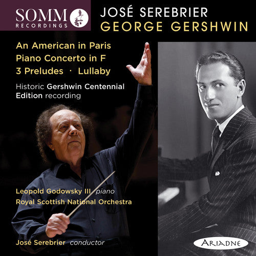 the album cover for Gershwin / Royal Scottish National Orch - An American Paris / Piano Concerto in F / Lullaby