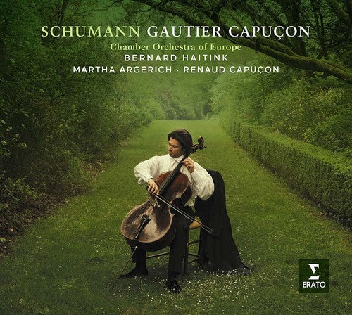 the album cover for Gautier Capugon - Schumann: Cello Concerto & Chamber Works (live)