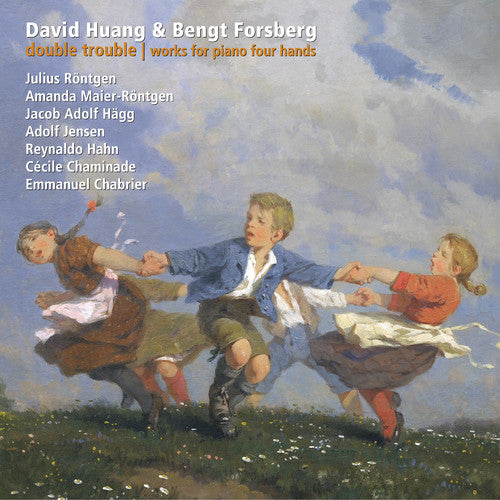 the album cover for Chabrier / Forsberg / Huang - Double Trouble