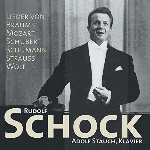 the album cover for Brahms / Schock - Lieder