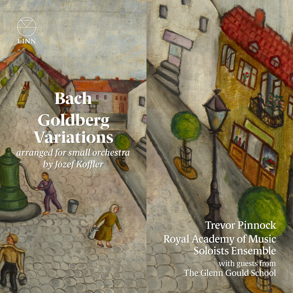 the album cover for J Bach S / Pinnock - Goldberg Variations