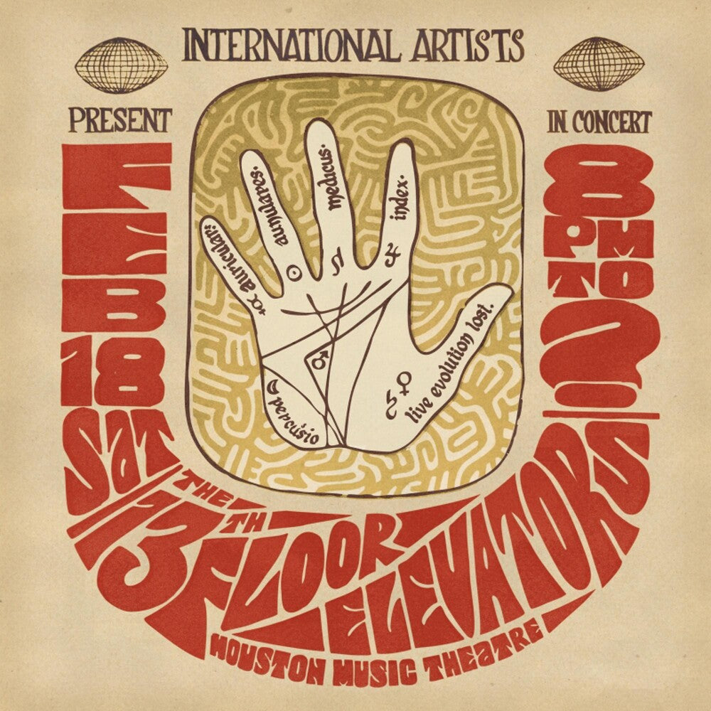 the album cover for The 13th Floor Elevators - Live Evolution Lost