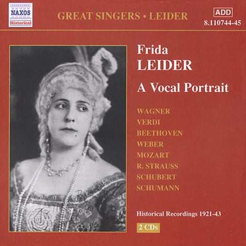 Leider,frida - Great Singers: Frida Leider A Vocal Portrait - Music CD