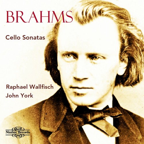 the album cover for Brahms / Wallfisch - Cello Sonatas