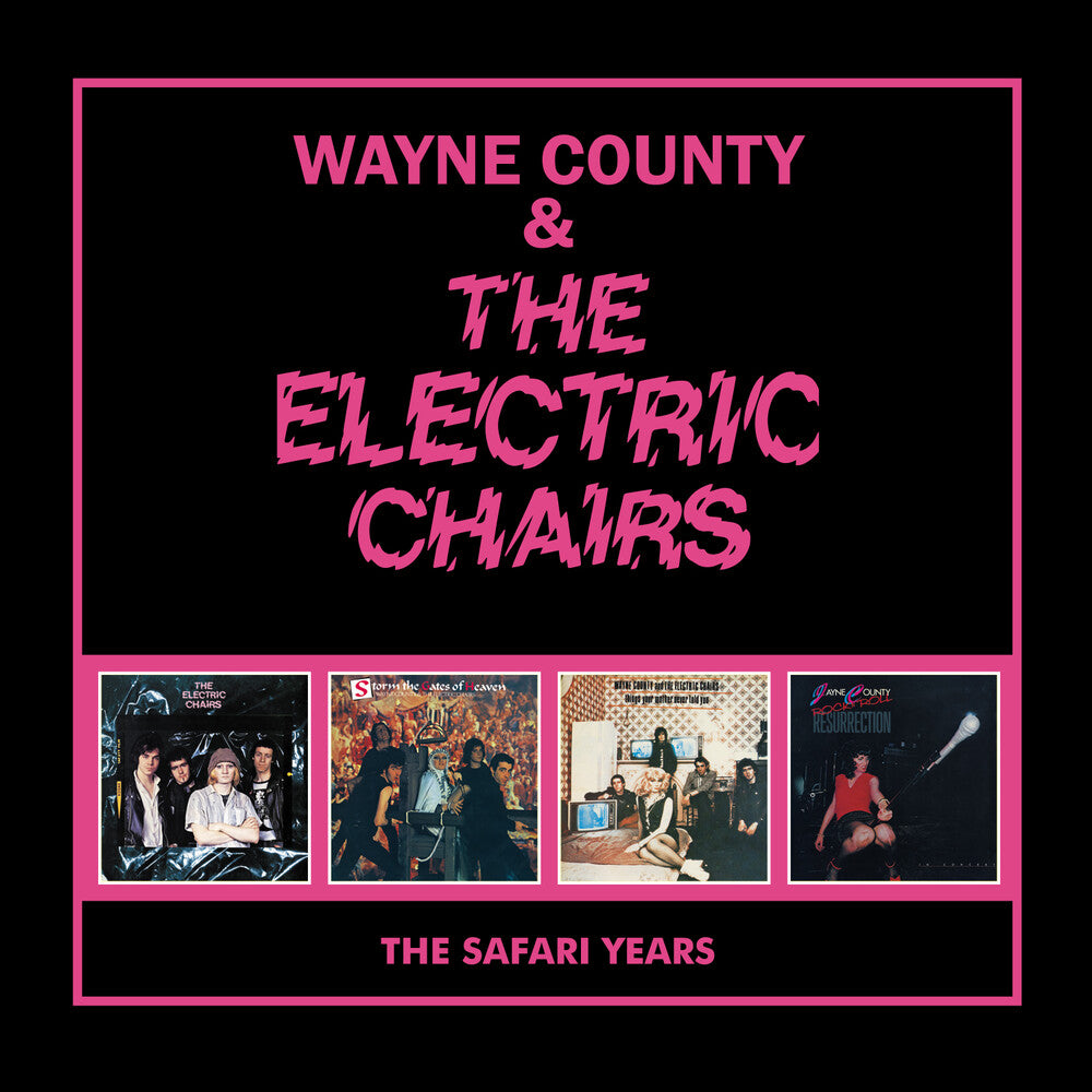 the album cover for Wayne County & The Electric Chairs - Safari Years