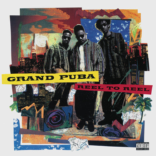Grand Puba - Reel to Reel [2LP Orange, Yellow & Blue Jay with White) Vinyl Record