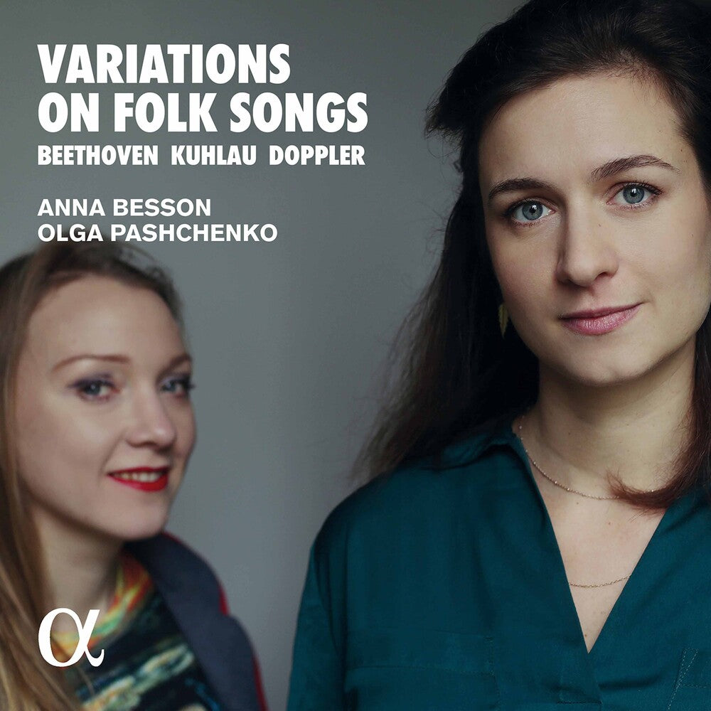 the album cover for Beethoven / Pashchenko / Besson - Variations on Folk Songs