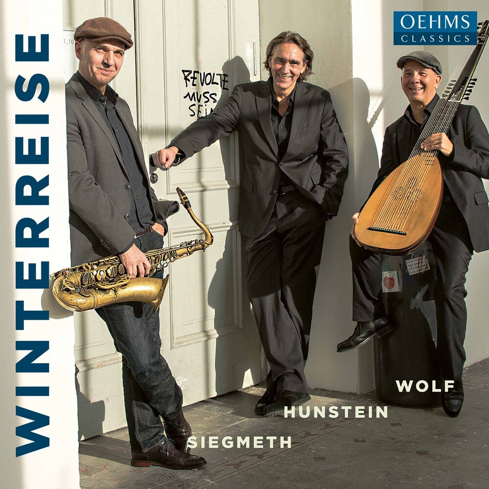 the album cover for Schubert / Wolf / Hunstein - Winterreise