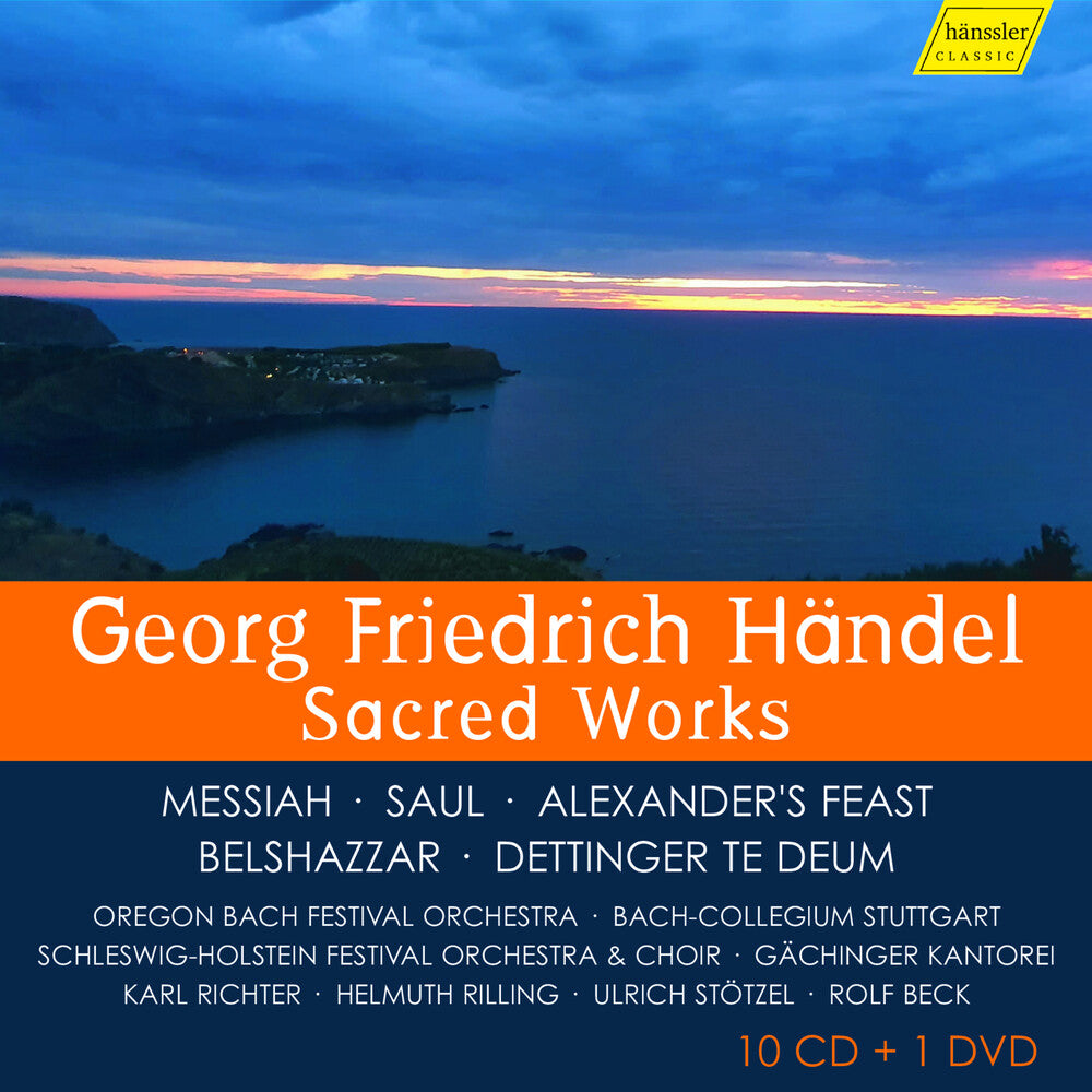 the album cover for Handel - Sacred Works (W/Dvd) (2pk)