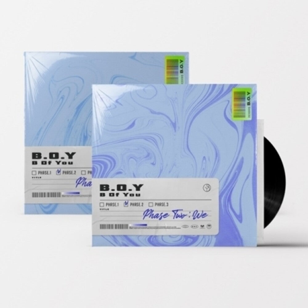 the album cover for BOY - Phase Two: We (incl. 68pg Photobook, AR Photocard, Postcard, FoldedPoster + Coaster)