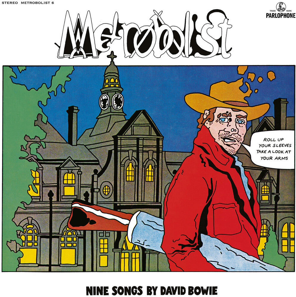 the album cover for David Bowie - Metrobolist (aka The Man Who Sold The World)