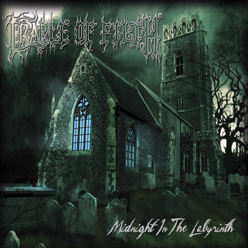 the album cover for Cradle Of Filth - Midnight In The Labyrinth