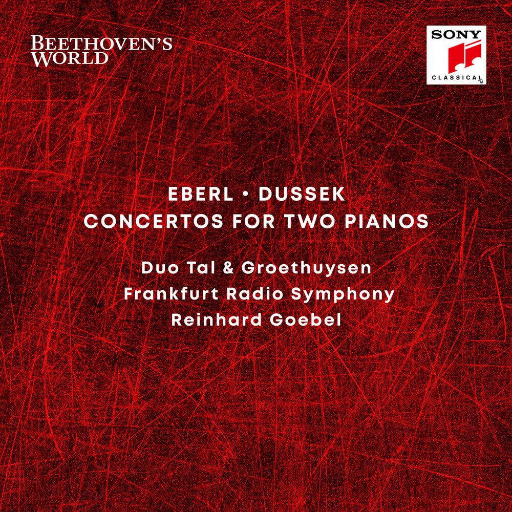 the album cover for Goebel / Duo Tal / Groethuysen - Beethoven's World