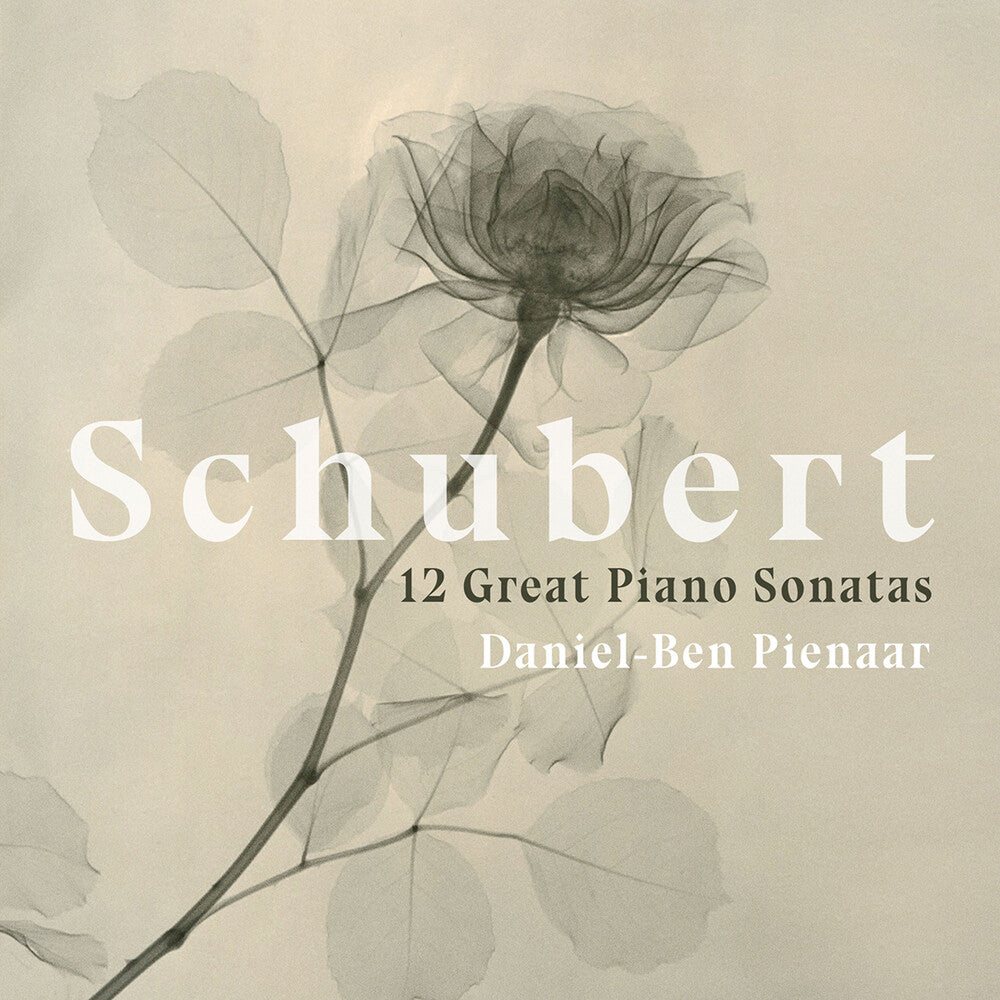 the album cover for Schubert / Pienaar - 12 Great Piano Sonatas