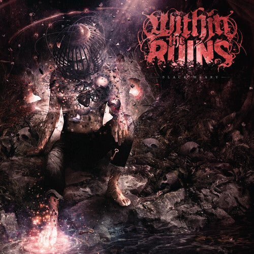 Within the Ruins - Black Heart (Opaque Apple Red & Opaque Silver) Vinyl Record