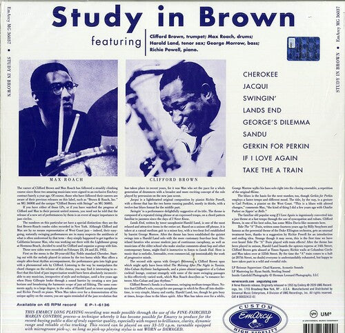Clifford Brown - A Study In Brown Vinyl Record