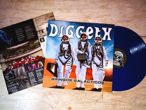 Diggeth - Gringo Galacticos - Blue Metallic - Vinyl Record