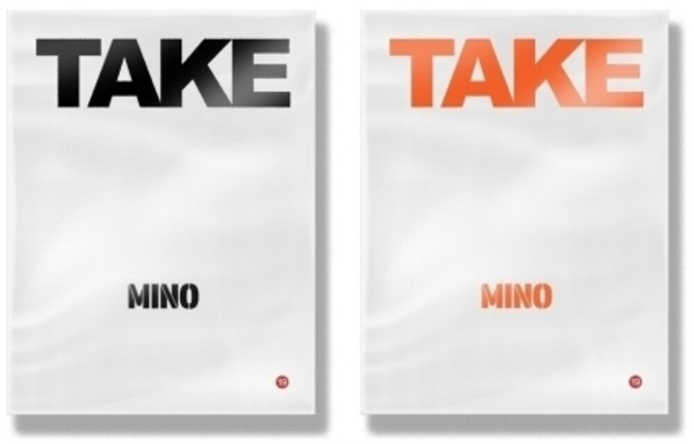 the album cover for Mino - Take (Random Cover) (incl. 116pg Photobook, 20pg Lyric Book, Photocard, Sticker + Plastic Bag)