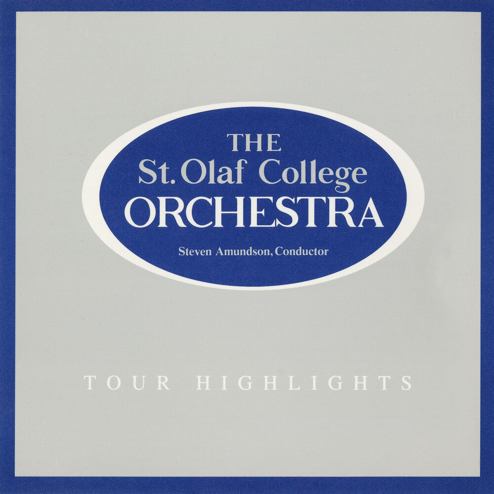 the album cover for St. Olaf Orchestra - Tour Highlights
