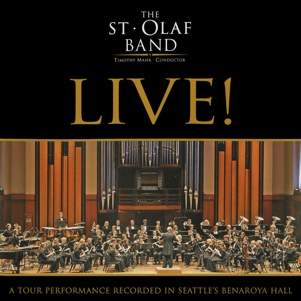 the album cover for St. Olaf Orchestra - Live