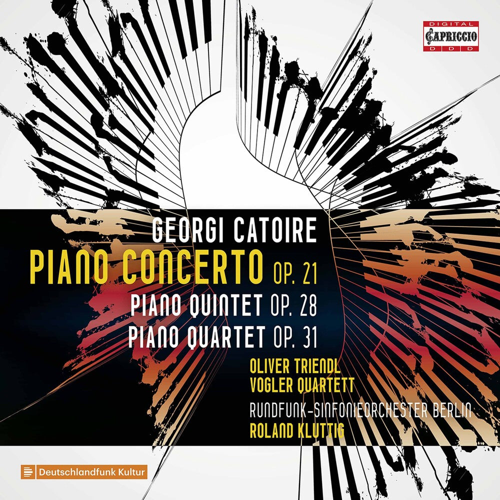 the album cover for Catoire / Triendl / Kluttig - Piano Concerto 21