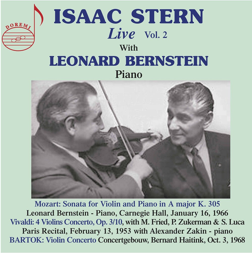 the album cover for Isaac Stern Live 2 / Various 2pk - Isaac Stern Live 2