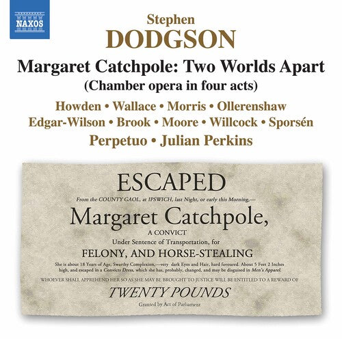 Dodgson / Ensemble Perpetuo / Perkins - Margaret Catchpole - Music CD