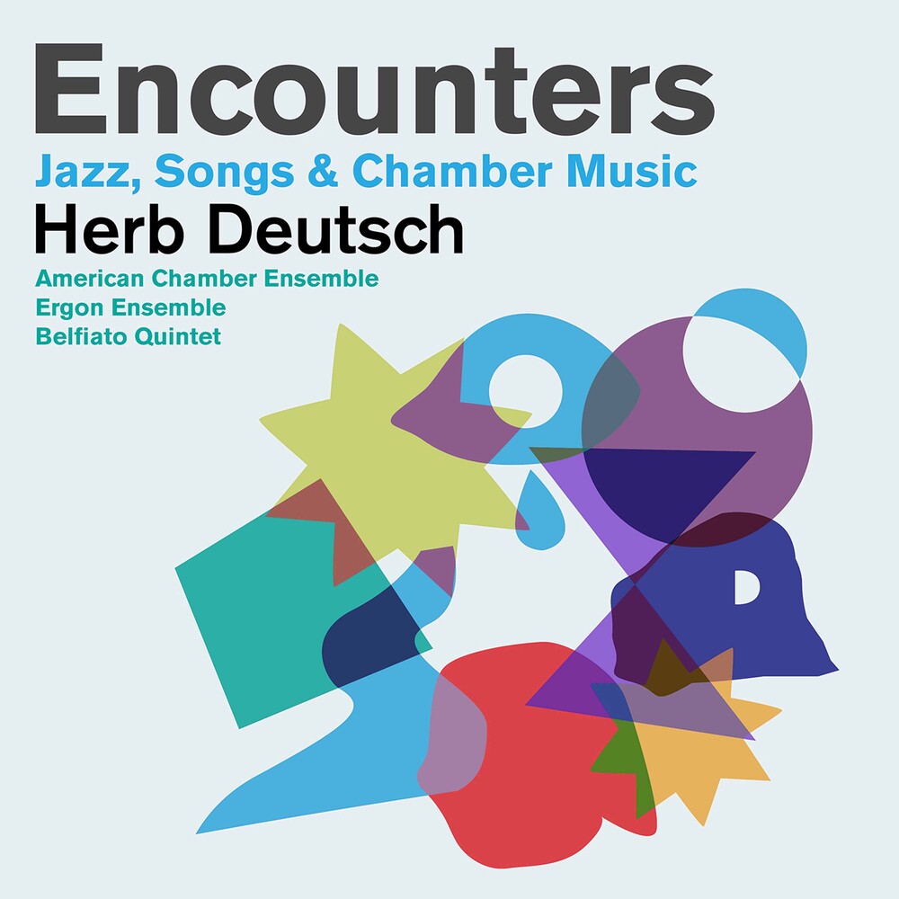 the album cover for Deutsch / Belfiato Quintet / Ergon Ensemble - Encounters