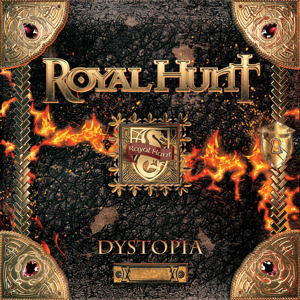 the album cover for Royal Hunt - Dystopia