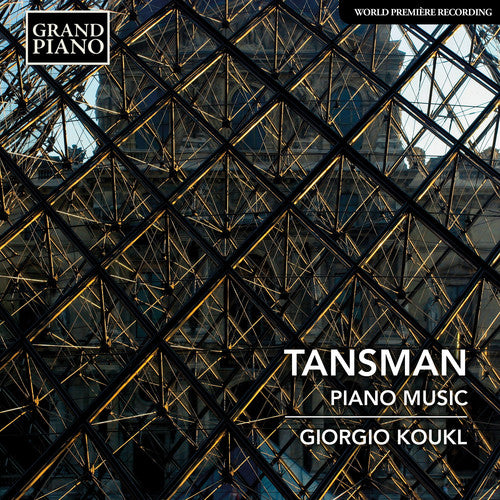 the album cover for Tansman / Koukl - Piano Music Played By Giorgio Koukl