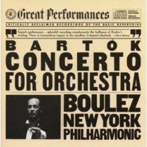 Bartok / New York Philharmonic / Boulez - Cto For Orch - Music CD